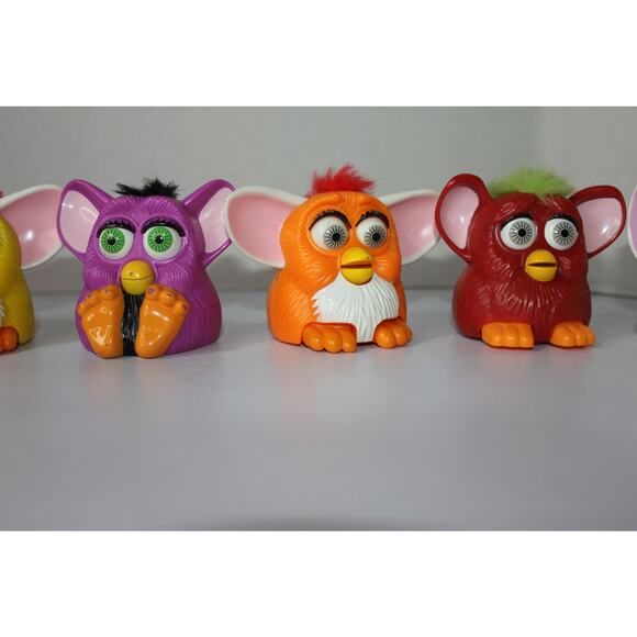 FURBY Figurines McDonald’s Happy Meal Toys 1998 Lot of 10 Vintage (900) - Picture 3 of 4